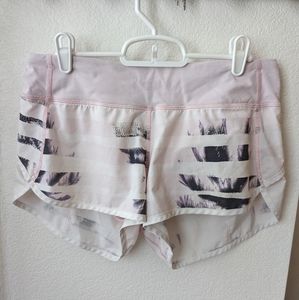 Lululemon White Running Shorts